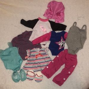 10 pieces! doll clothes for 18” inch doll